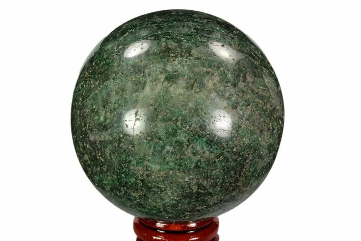 Polished Fuchsite Sphere - Madagascar #104247